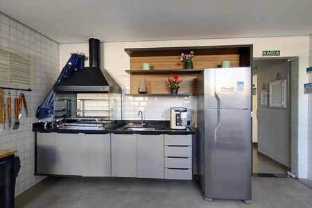 Apartamento para alugar com 44m², 1 quarto e 1 vaga Apartamento para alugar com 44m², 1 quarto e 1 vagaÁrea comum - Churrasqueira