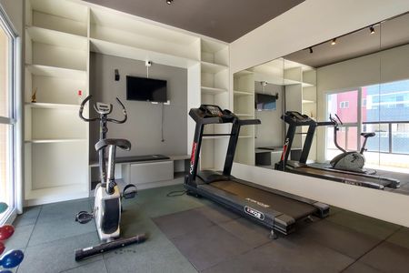 Apartamento para alugar com 44m², 1 quarto e 1 vaga Apartamento para alugar com 44m², 1 quarto e 1 vagaAcademia