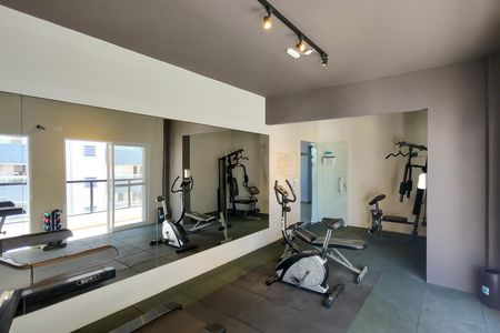 Apartamento para alugar com 44m², 1 quarto e 1 vaga Apartamento para alugar com 44m², 1 quarto e 1 vagaAcademia