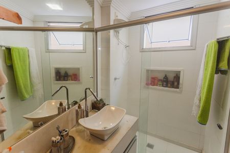 Banheiro da Suíte de apartamento à venda com 3 quartos, 195m² em Cidade Nova, Belo Horizonte