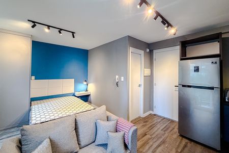 Studio para alugar com 26m², 1 quarto e sem vaga Studio para alugar com 26m², 1 quarto e sem vagaSala