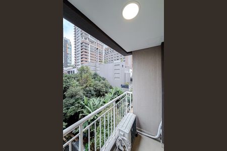 Varanda da Sala de kitnet/studio à venda com 1 quarto, 26m² em Vila Mariana, São Paulo