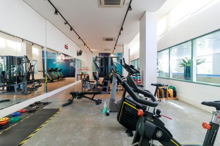 Apartamento para alugar com 39m², 1 quarto e 1 vaga Apartamento para alugar com 39m², 1 quarto e 1 vagaAcademia