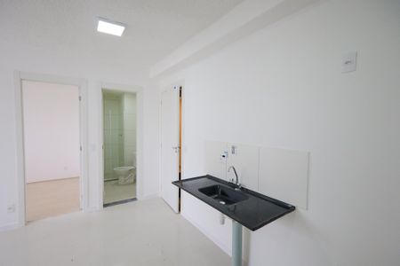 Cozinha de apartamento para alugar com 2 quartos, 33m² em Usina Piratininga, São Paulo