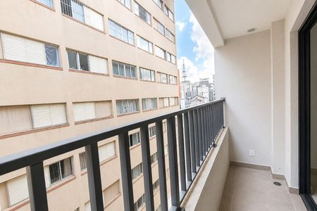 Varanda de kitnet/studio à venda com 1 quarto, 22m² em Bela Vista, São Paulo