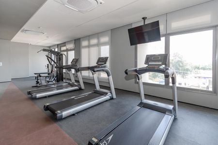 Apartamento para alugar com 43m², 1 quarto e 1 vaga Apartamento para alugar com 43m², 1 quarto e 1 vagaAcademia
