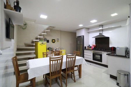 Sala de Jantar de casa à venda com 2 quartos, 122m² em Utinga, Santo André