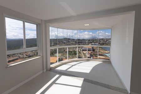 Varanda da Sala 1 de apartamento à venda com 4 quartos, 327m² em Alphaville Nova Lima, Nova Lima