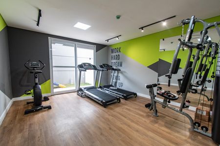 Studio à venda com 26m², 1 quarto e sem vaga Studio à venda com 26m², 1 quarto e sem vagaÁrea comum - Academia