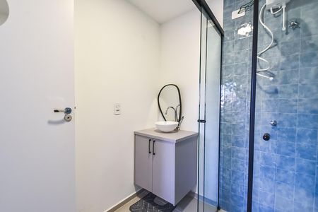 Studio à venda com 26m², 1 quarto e sem vaga Studio à venda com 26m², 1 quarto e sem vagaBanheiro