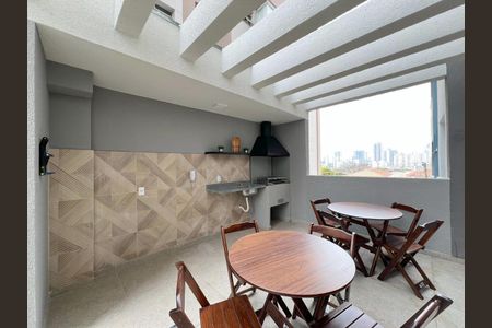 Área comum - Churrasqueira de kitnet/studio à venda com 1 quarto, 26m² em Chácara Inglesa, São Paulo