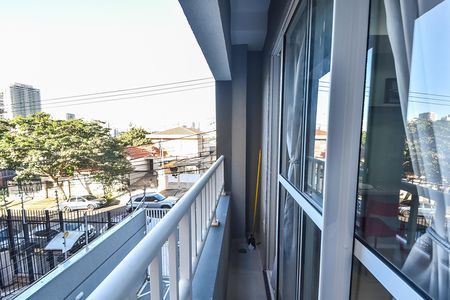 Varanda de kitnet/studio à venda com 1 quarto, 26m² em Chácara Inglesa, São Paulo