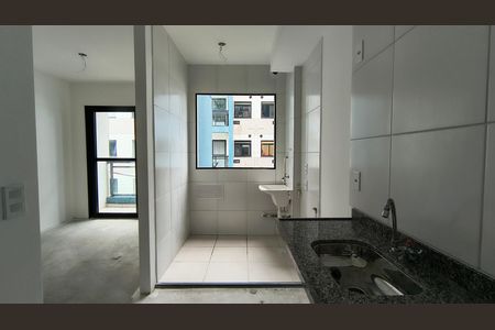 Cozinha e Área de Serviço  de apartamento à venda com 2 quartos, 53m² em Recreio dos Bandeirantes, Rio de Janeiro