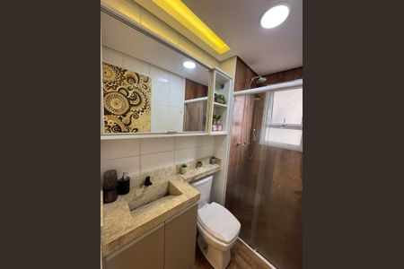 Banheiro de apartamento para alugar com 2 quartos, 53m² em Vila Santa Luzia, São Bernardo do Campo