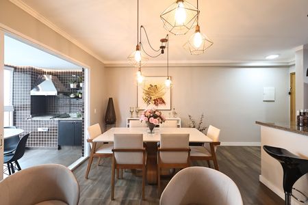 Sala de apartamento para alugar com 3 quartos, 95m² em Vila Assunção, Santo André