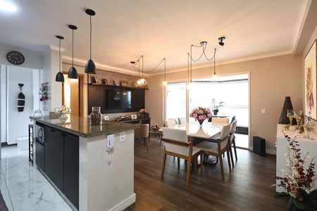 Sala de apartamento para alugar com 3 quartos, 95m² em Vila Assunção, Santo André
