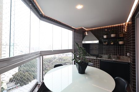 Varanda gourmet  de apartamento para alugar com 3 quartos, 95m² em Vila Assunção, Santo André