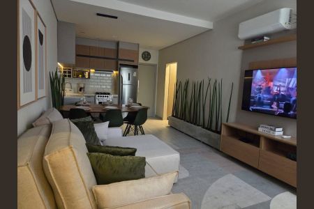 Sala  de apartamento para alugar com 1 quarto, 56m² em Alphaville Industrial, Barueri