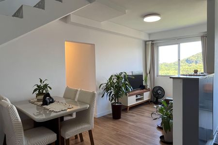 Sala de apartamento para alugar com 3 quartos, 122m² em Morro Nova Cintra, Santos