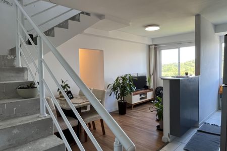 Sala de apartamento para alugar com 3 quartos, 122m² em Morro Nova Cintra, Santos