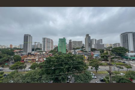 Vista da Sacada de apartamento à venda com 1 quarto, 32m² em Campo Belo, São Paulo
