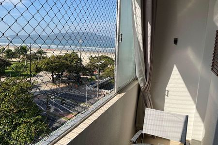 Vista da Suíte de apartamento para alugar com 3 quartos, 140m² em José Menino, Santos