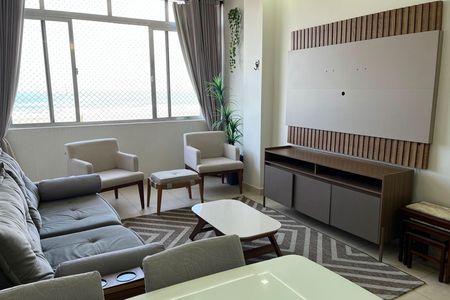 Sala de apartamento para alugar com 3 quartos, 140m² em José Menino, Santos