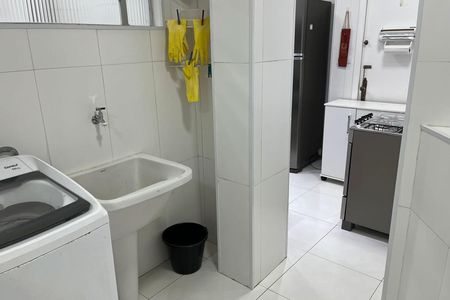 Área de Serviço de apartamento para alugar com 3 quartos, 140m² em José Menino, Santos