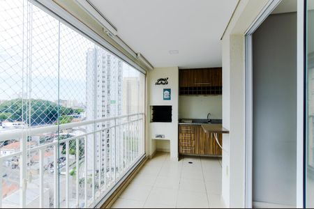 Varanda  da Sala de apartamento para alugar com 3 quartos, 114m² em Vila Santo Antônio, Guarulhos