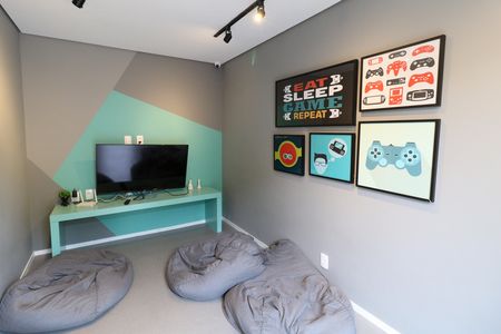 Apartamento à venda com 34m², 2 quartos e sem vagaÁrea comum - Salão de jogos
