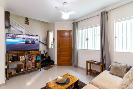 Sala de Estar e Jantar de casa de condomínio à venda com 2 quartos, 72m² em Tucuruvi, São Paulo