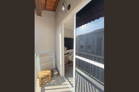 Varanda da Sala de apartamento à venda com 2 quartos, 49m² em Chácara Novo Horizonte, Contagem