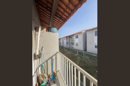 Varanda da Sala de apartamento à venda com 2 quartos, 49m² em Chácara Novo Horizonte, Contagem