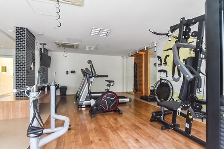 Apartamento para alugar com 45m², 1 quarto e 1 vaga Apartamento para alugar com 45m², 1 quarto e 1 vagaÁrea comum - Academia