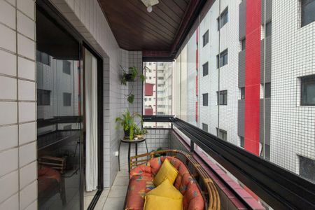 Sacada de apartamento para alugar com 2 quartos, 112m² em Guilhermina, Praia Grande