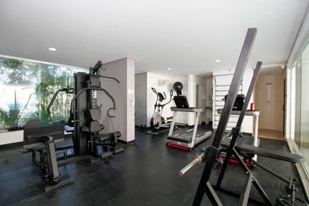Área Comum - Academia de apartamento à venda com 1 quarto, 76m² em Alto de Pinheiros, São Paulo