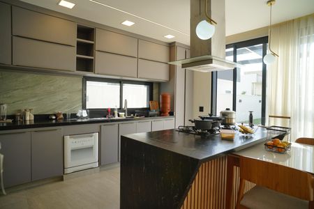 Casa de condomínio para alugar com 221m², 4 quartos e 2 vagasCozinha
