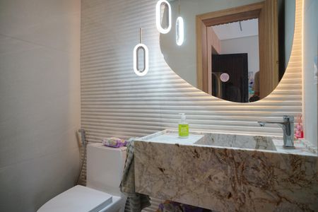 Casa de condomínio para alugar com 221m², 4 quartos e 2 vagasLavabo