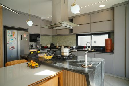 Cozinha de casa de condomínio para alugar com 4 quartos, 221m² em Bosque Fundo, Maricá