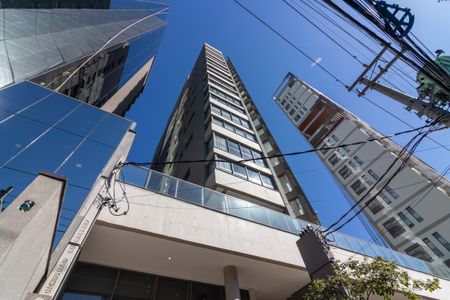 Fachada do Prédio de apartamento para alugar com 1 quarto, 45m² em Indianópolis, São Paulo