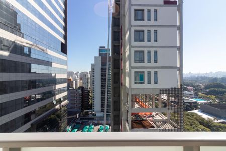 Vista da Sala de apartamento à venda com 1 quarto, 45m² em Indianópolis, São Paulo