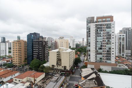 Vista da Varanda do Studio de kitnet/studio para alugar com 1 quarto, 25m² em Santo Amaro, São Paulo