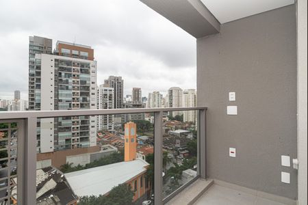 Varanda do Studio de kitnet/studio para alugar com 1 quarto, 25m² em Santo Amaro, São Paulo