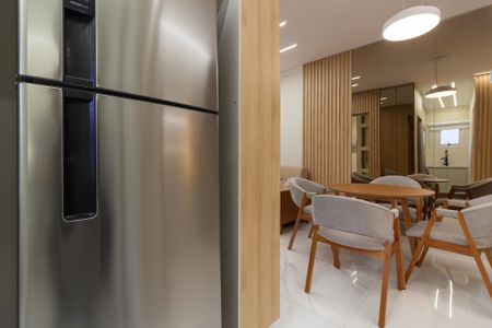 Cozinha de apartamento à venda com 1 quarto, 40m² em Jardim Paulista, São Paulo