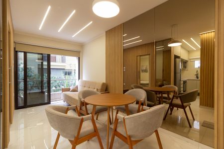 Sala de apartamento à venda com 1 quarto, 40m² em Jardim Paulista, São Paulo