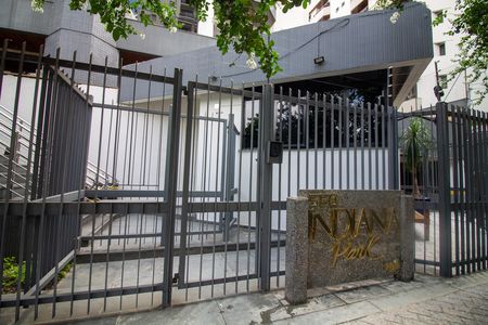 Apartamento à venda com 124m², 3 quartos e 2 vagasFachada e portaria