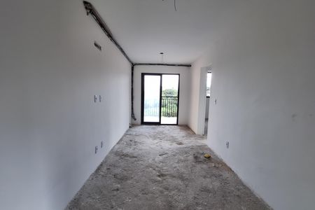 Sala  de apartamento à venda com 1 quarto, 44m² em Jardim, Santo André