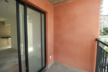 Varanda da Sala de apartamento à venda com 2 quartos, 44m² em Jardim, Santo André