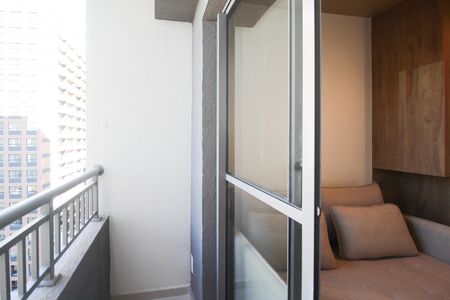 Varanda de apartamento para alugar com 1 quarto, 26m² em Vila Nova Conceição, São Paulo