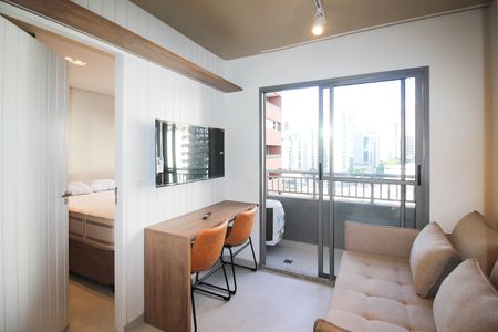 Sala de apartamento para alugar com 1 quarto, 26m² em Vila Nova Conceição, São Paulo